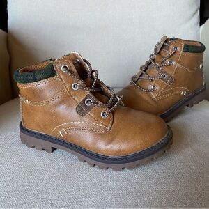 NWOT Dr. Sholls Harland Toddler Boots, Shoe Sz 9, Boy Kids Leather Brown